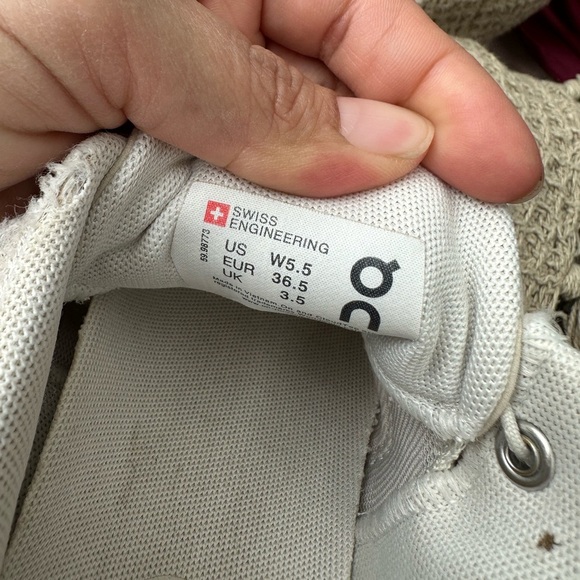 On Running Women's Athletic Shoes - Light Gray - Picture 8 of 8